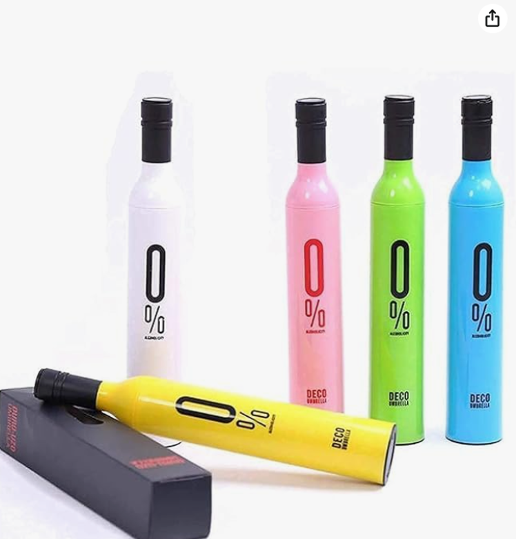 Bottle Shape Mini Compact Foldable Umbrella