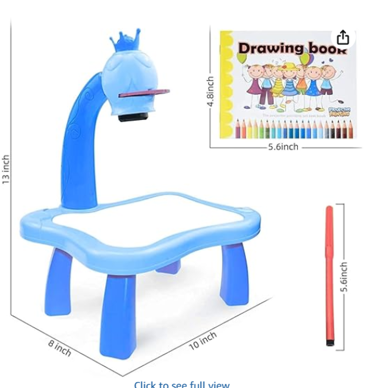 Kids Drawing Projector Table