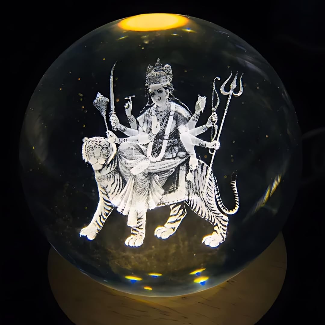 Crystall Ball Durga Maa 2