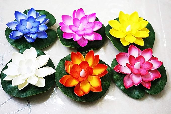 Floating Flower LED Candle Lights 2