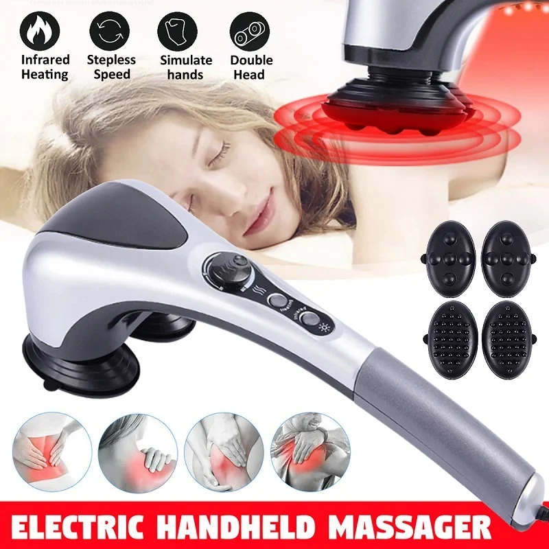 Double Heads Heating Massager 2