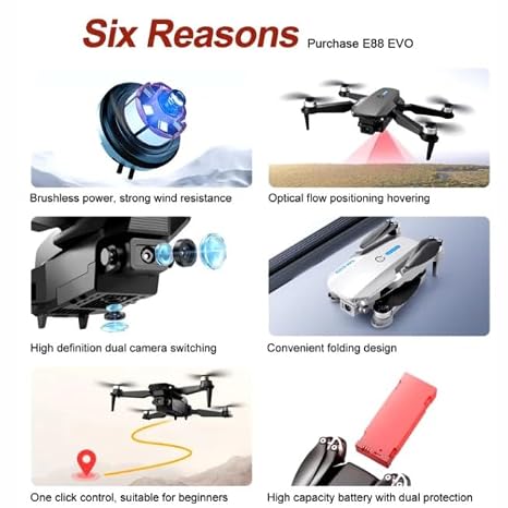 E88 Brushless Drone 2